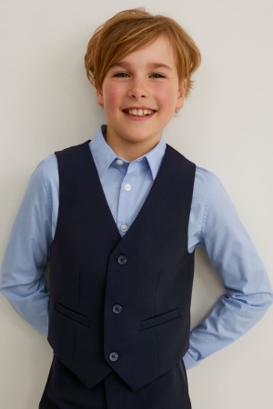 C&A Mix-and-match Suit Waistcoat Jacke Mädchen Dunkelblau | YJIPH-9372