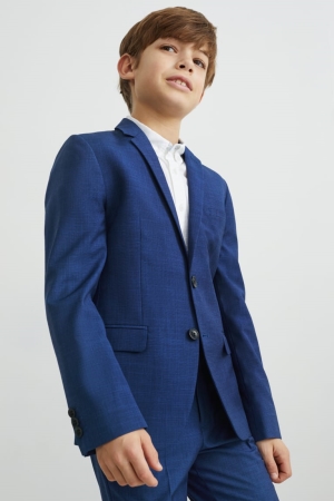 C&A Mix-and-match Tailored Jacke Mädchen Blau | VNBTD-5219