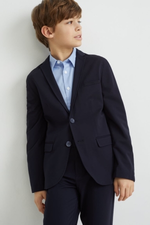 C&A Mix-and-match Tailored Lycra® Jacke Mädchen Dunkelblau | WIGAD-1249
