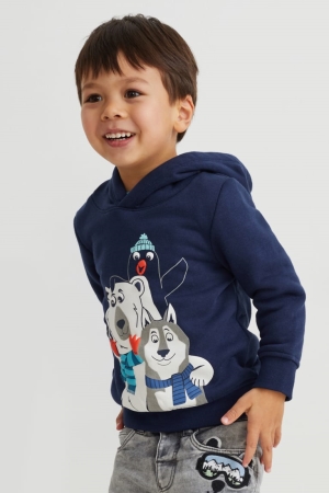 C&A Multipack Of 2 And Long Sleeve Hoodie Mädchen Dunkelblau | EURJH-9807