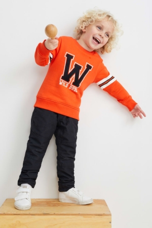 C&A Multipack Of 2 And Long Sleeve Sweatshirts Mädchen Dunkelorange | PQXSL-3905