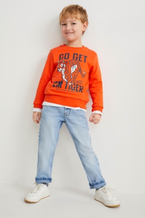 C&A Multipack Of 2 Gerade Jeans Jungen Blau | TVIJW-8296