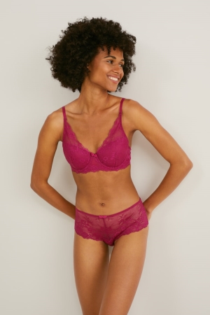 C&A Multipack Of 2 Hipster Briefs Unterwäsche Damen Rosa | ZMSCD-2637