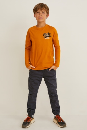C&A Multipack Of 2 Hosen Jungen Dunkelgrau | HYPZN-1437