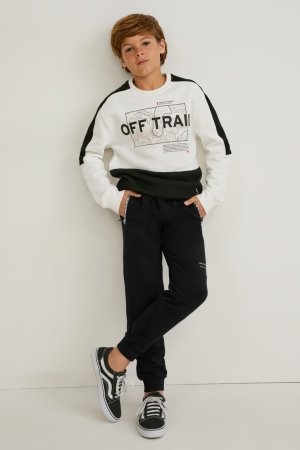 C&A Multipack Of 2 Joggers Hosen Jungen Schwarz | MJHZD-2549