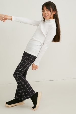 C&A Multipack Of 2 Leggings Hosen Mädchen Schwarz | MSQIJ-2187