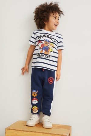 C&A Multipack Of 2 Paw Patrol Joggers Hosen Jungen Dunkelblau | POFAJ-7401