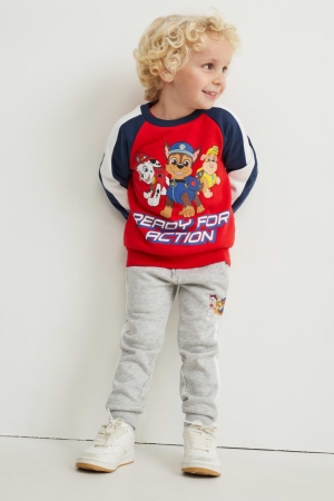 C&A Multipack Of 2 Paw Patrol Sweatshirts Mädchen Hellgrau | WQITS-1695