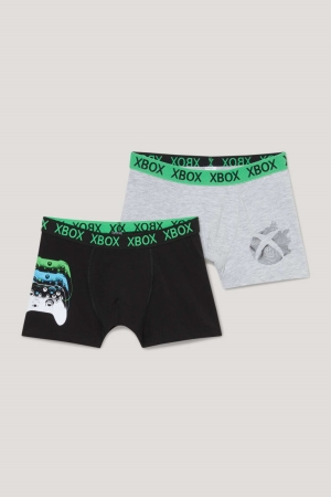 C&A Multipack Of 2 Xbox Boxer Unterwäsche Jungen Schwarz | JKWMS-9534