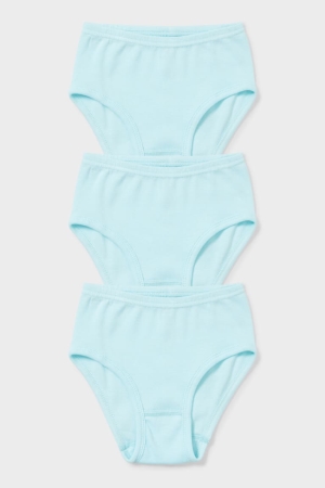 C&A Multipack Of 3 Briefs Organic Baumwoll Unterwäsche Mädchen Helltürkis | ELBQY-0972