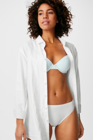 C&A Multipack Of 3 Briefs Unterwäsche Damen Weiß | LYAQN-5763