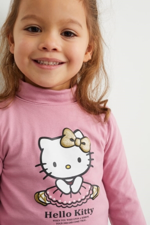 C&A Multipack Of 3 Hello Kitty Polo Neck Oberteile Mädchen Weiß | KASCN-4971