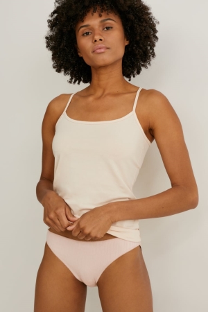 C&A Multipack Of 4 Briefs Unterwäsche Damen Schwarz Weiß | OVUNX-5174