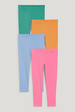 C&A Multipack Of 4 Leggings Hosen Mädchen Rosa | XFYPS-1673