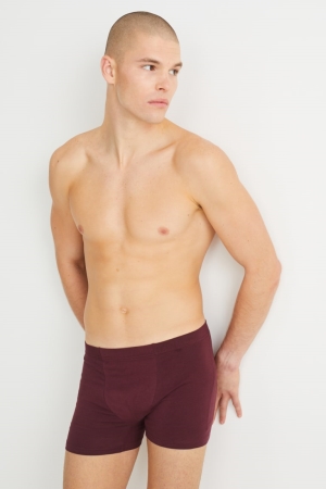 C&A Multipack Of 5 Trunks Organic Baumwoll Lycra® Unterwäsche Herren Dunkelblau | MNXIW-6351