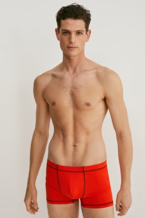 C&A Multipack Of 5 Trunks Organic Baumwoll Lycra® Unterwäsche Herren Multicoloured | NJPKE-4759