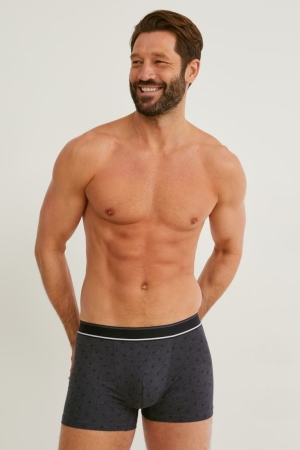 C&A Multipack Of 5 Trunks Organic Baumwoll Lycra® Unterwäsche Herren Schwarz | OSXYH-3482