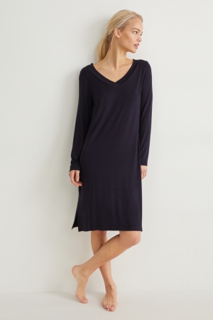 C&A Night Nachtwäsche Damen Dunkelblau | JSEAL-0561