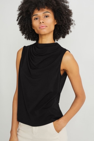C&A Oberteile Damen Schwarz | MVKTA-6517