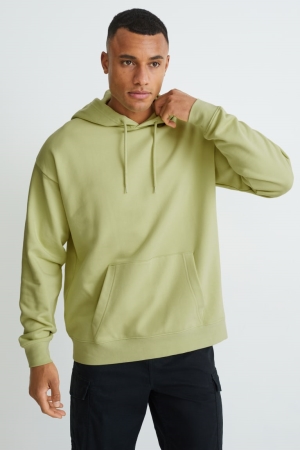 C&A Organic Baumwoll Sweatshirts Herren Hellgrün | ETJNA-7851