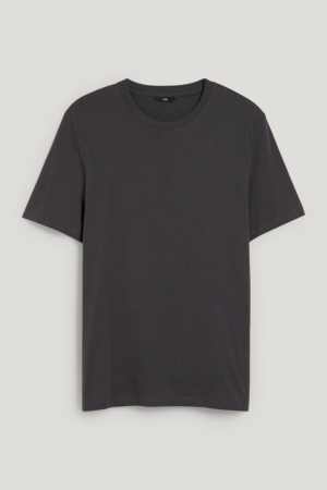 C&A Organic Baumwoll T-shirts Herren Dunkelgrau | KLVOH-9473