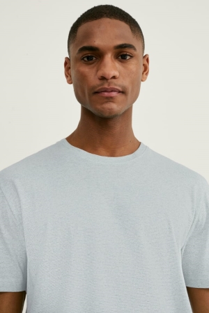 C&A Organic Baumwoll T-shirts Herren Hellgrün | XBJQP-1845