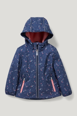 C&A Outdoor With Hood Jacke Mädchen Dunkelblau | WXQOS-3510