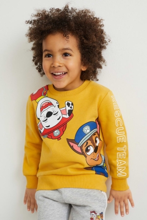 C&A Paw Patrol Sweatshirts Mädchen Gelb | YRGTW-0693