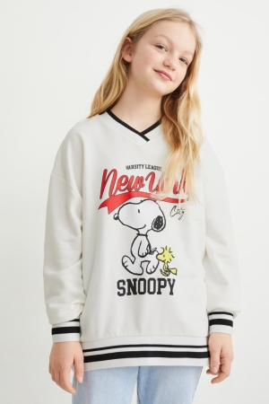C&A Peanuts Sweatshirts Mädchen Weiß | VONFU-9163