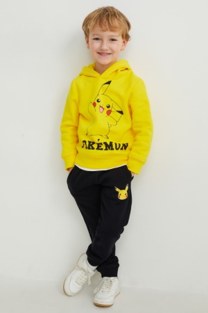 C&A Pokémon Set And Joggers 2 Piece Hosen Jungen Schwarz | ACMRE-6754