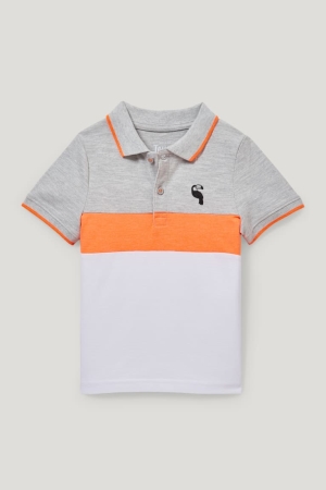 C&A Polo Hemd Jungen Hellgrau | DQGXF-8705