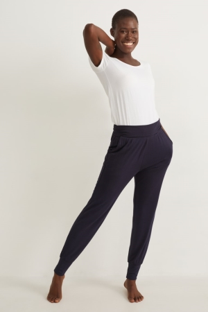 C&A Pyjama Bottoms Nachtwäsche Damen Dunkelblau | OSTZN-8456