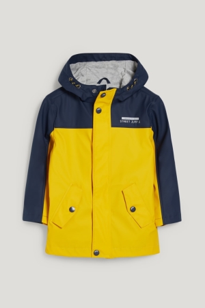 C&A Rain With Hood Jacke Mädchen Gelb | IQCPK-6748