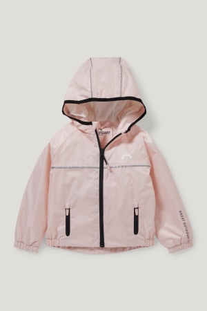 C&A Rain With Hood Jacke Mädchen Rosa | JPQSO-4928