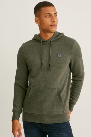 C&A Recycled Sweatshirts Herren Dunkelgrün | OTSBN-2678