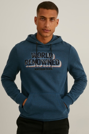 C&A Recycled Sweatshirts Herren Dunkeltürkis | LGUXZ-1045
