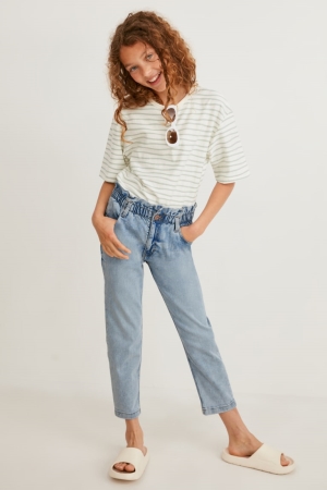 C&A Regular Jeans Mädchen Blau | UDAIB-4650