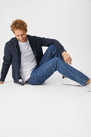 C&A Regular Recycled Jeans Herren Blau | AIHFD-0729