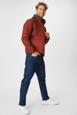 C&A Regular Recycled Jeans Herren Blau Dunkelblau | LUNSO-9862