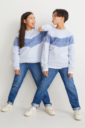 C&A Relaxed Genderneutral Hosen Jungen Blau | NDYME-7195