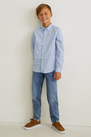 C&A Relaxed Hosen Jungen Blau Hellblau | YQXUJ-6035