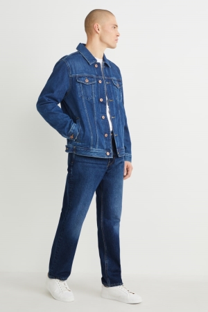 C&A Relaxed Jeans Herren Blau Dunkelblau | TFHZJ-7312