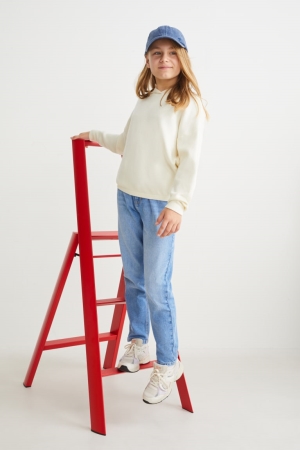 C&A Relaxed Jeans Mädchen Blau | NAQLW-8073