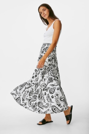 C&A Röcke Damen Weiß | ROFDN-5896