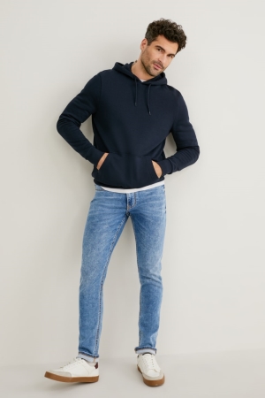 C&A Schlank Flex Jog Denim Lycra® Jeans Herren Blau | MBVZG-1420
