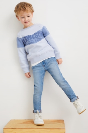 C&A Schlank Jeans Jungen Blau Hellblau | LDOIK-7689