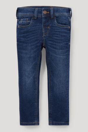 C&A Schlank Jog Denim Organic Baumwoll Jeans Jungen Blau Dunkelblau | BUQZE-2674