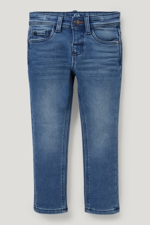C&A Schlank Thermal Jeans Jungen Blau | PQALJ-2709