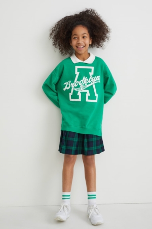 C&A Set And 2 Piece Sweatshirts Mädchen Grün | MQWDB-5023