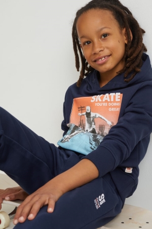 C&A Set And Joggers 2 Piece Hoodie Mädchen Dunkelblau | DGZHA-8563